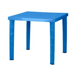 میز تاشو پلاستیکی 4 نفره آبی