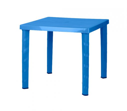 میز تاشو پلاستیکی 4 نفره آبی