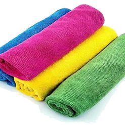 دستمال نظافت چهار عددی شامل 4 رنگ