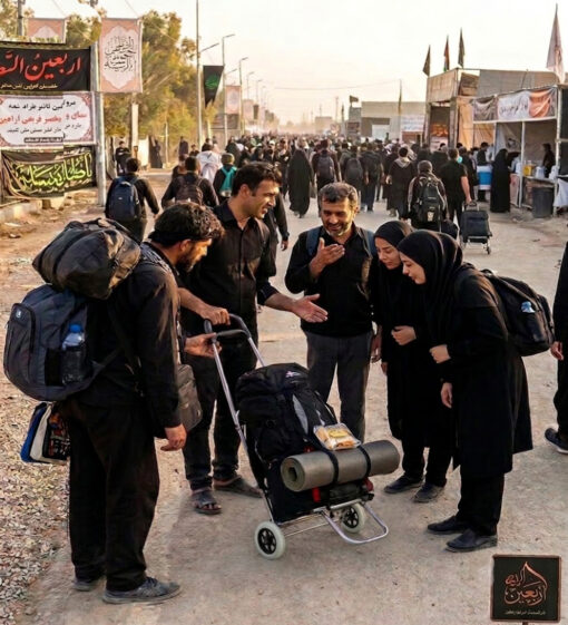 چرخ دستی اربعین تاشو