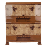 دراور طرح چوب هوم کت 2 طبقه