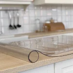 طلق رومیزی مدل کریستال ضخیم طول 70 سانتی متر