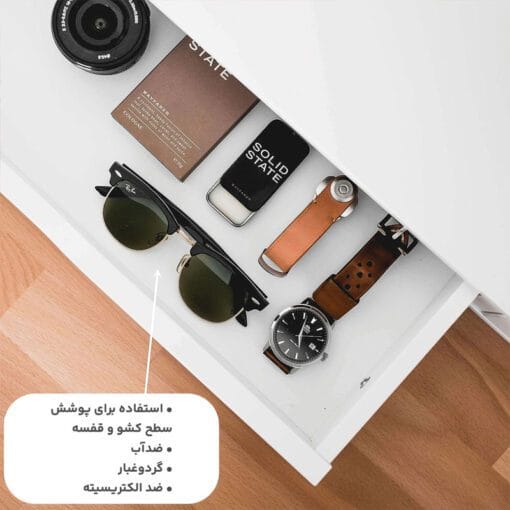 رول برچسب شیشه مات کن