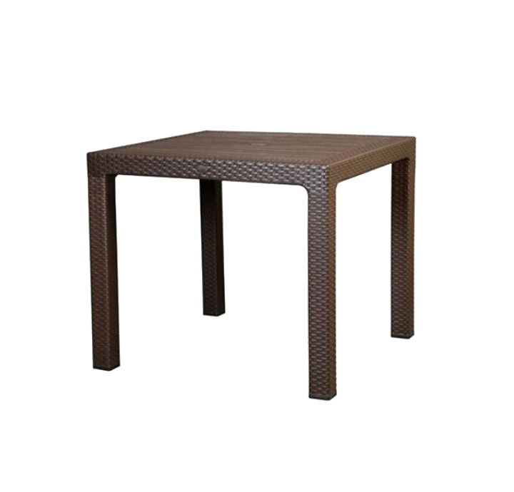 میز-حصیری-چهار-نفره-پایه-پلاستیکی-هایکا-هوم-کت میز پلاستیکی تاشو طرح حصیری مدل هایکا هوم کت (کد 2252) - Image 1