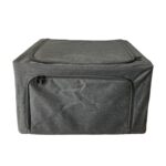 باکس لباس اسکلت دار تاشو طوسی