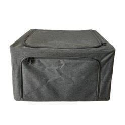 باکس لباس اسکلت دار تاشو طوسی