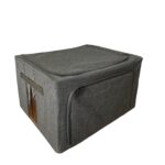 باکس لباس اسکلت دار تاشو طوسی