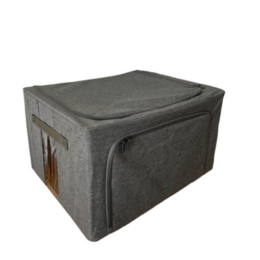 باکس لباس اسکلت دار تاشو طوسی