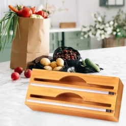 دستگاه سلفون کش چوبی بامبو دو خانه